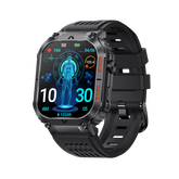 EIGIIS EW5 5ATM Waterproof Smartwatch For Men,HD Screen,Compass Function,Wireless Call And Answer,Sedentary Reminder,Music Control,Long Standing Battery,Multiple Sports Modes,Fashionable Steel Band Smart Watches Compatible With iPhone And Android Phones